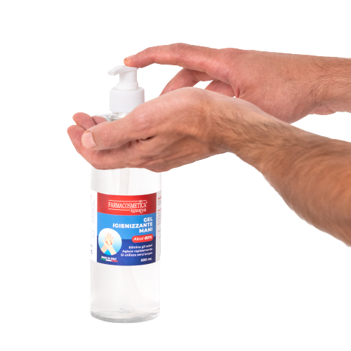 Igienizzante mani -  500ml - alcol 80% - immagine 2