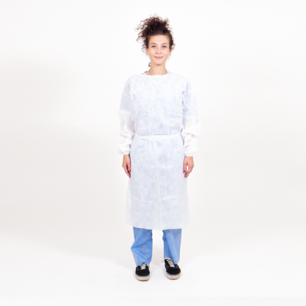 White Visitor Gown 30gr - MD Class I - Not sterile