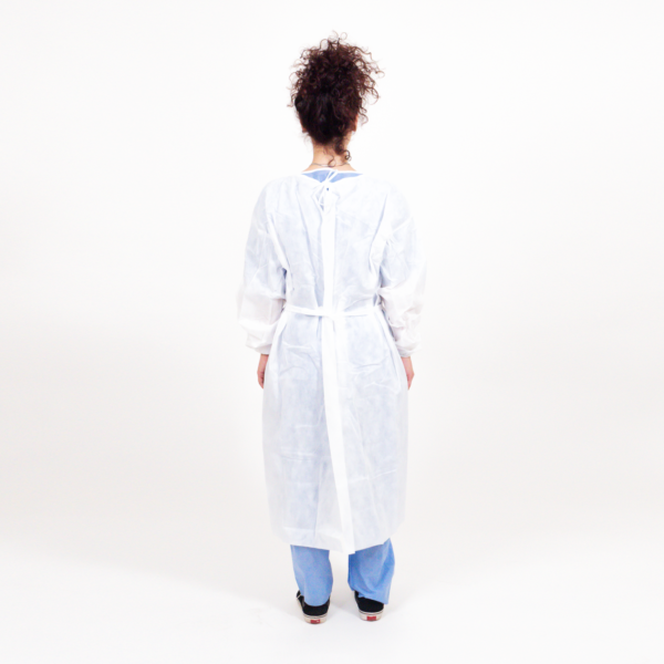 White Visitor Gown 30gr - MD Class I - Not sterile - Image 2